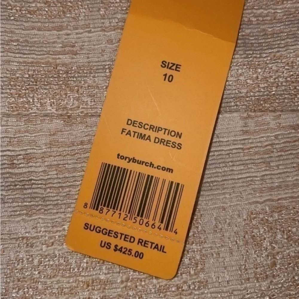 NWT Tory Burch Fatima Woven Midi Sheath‎ Sleeveless Dress